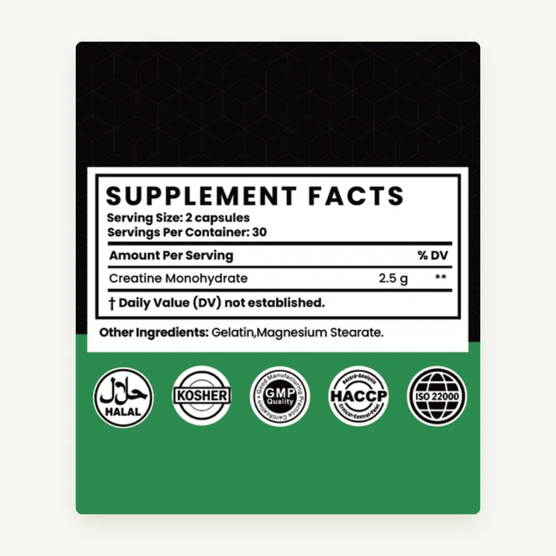 Supplement Facts label